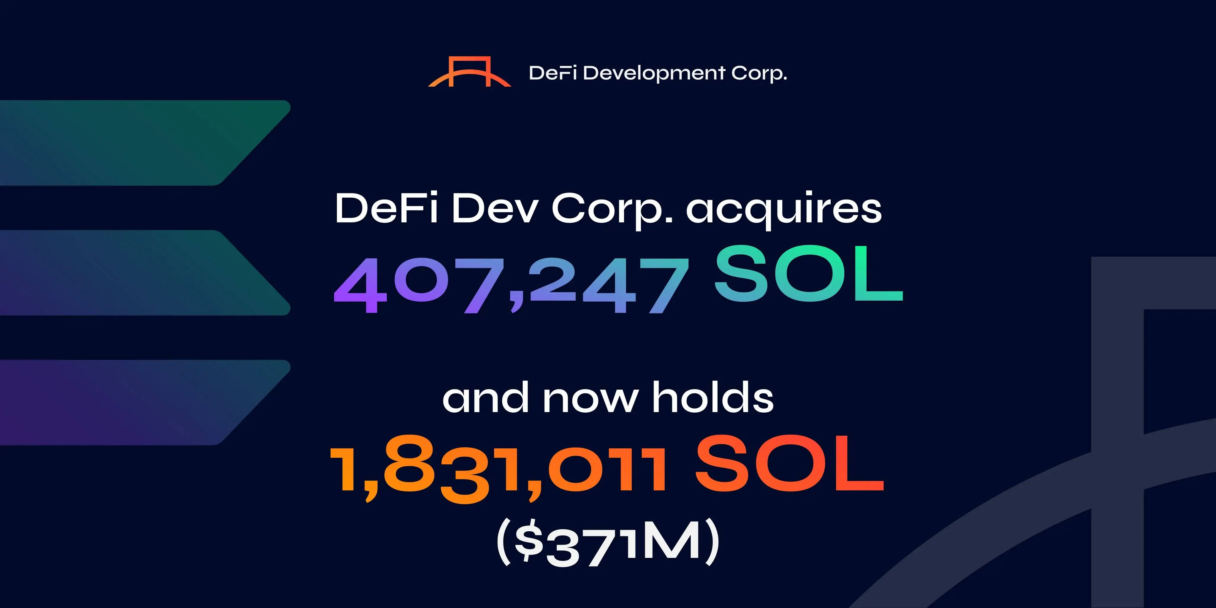 DeFi Development增持SOL持仓量增至183万