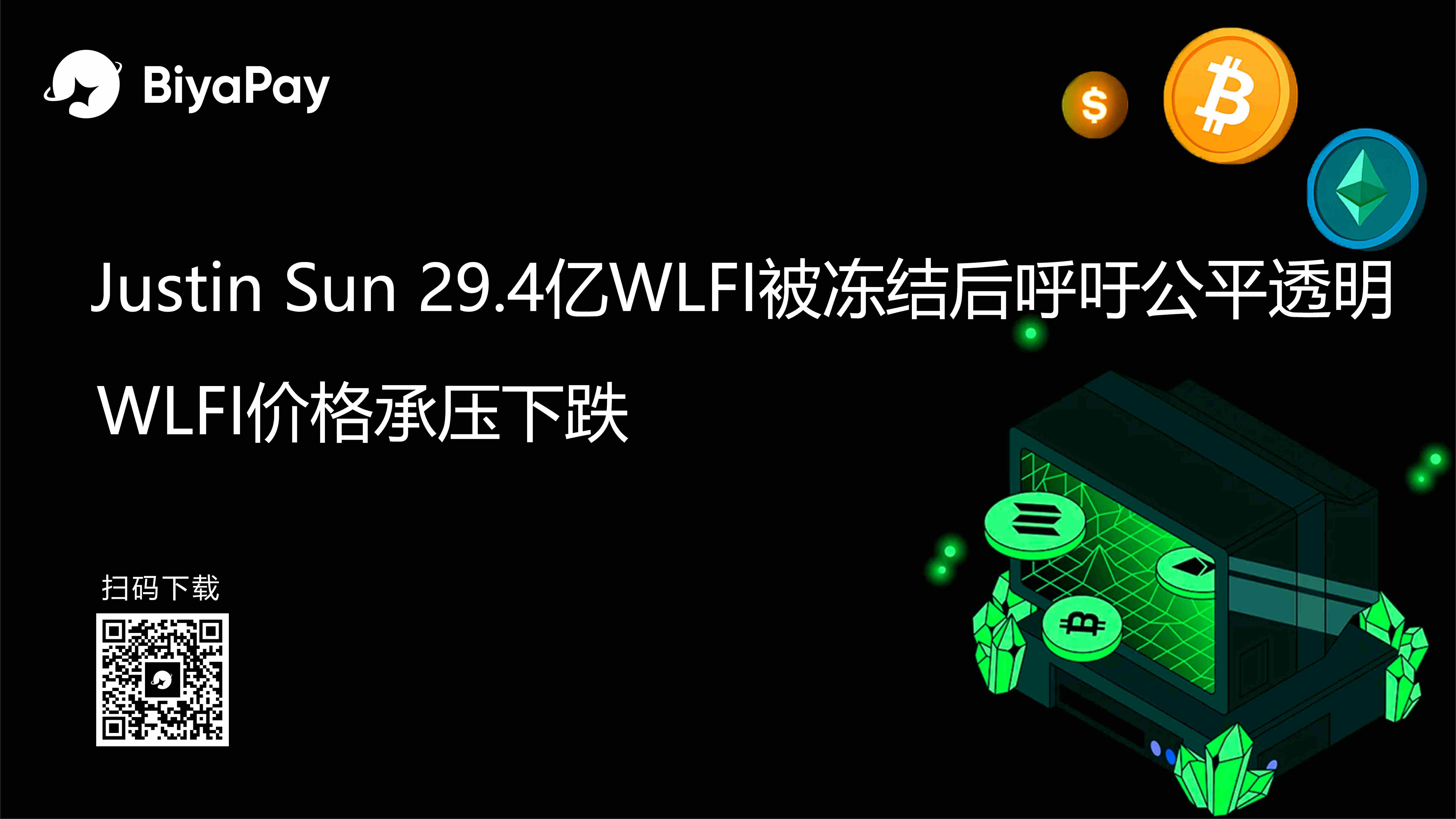 World Liberty冻结Justin Sun关联地址代币引发市场波动 WLFI短线下跌后回升